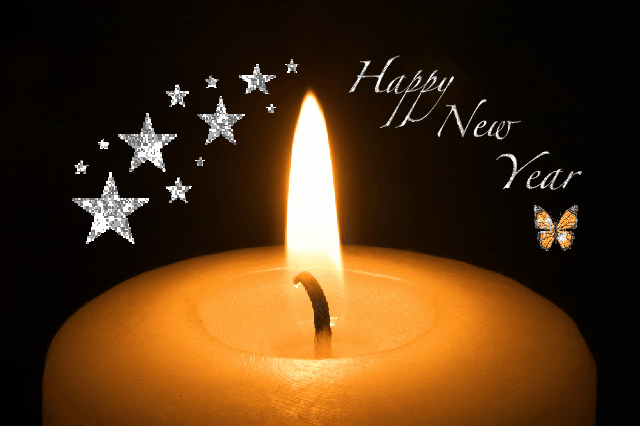 Photo of Happy New Year Candle