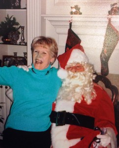 Mama Sue with Santa