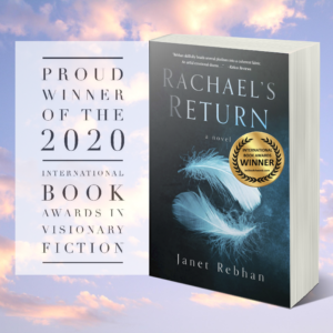 Cover photo of Rachael's Return with International Book Awards badge